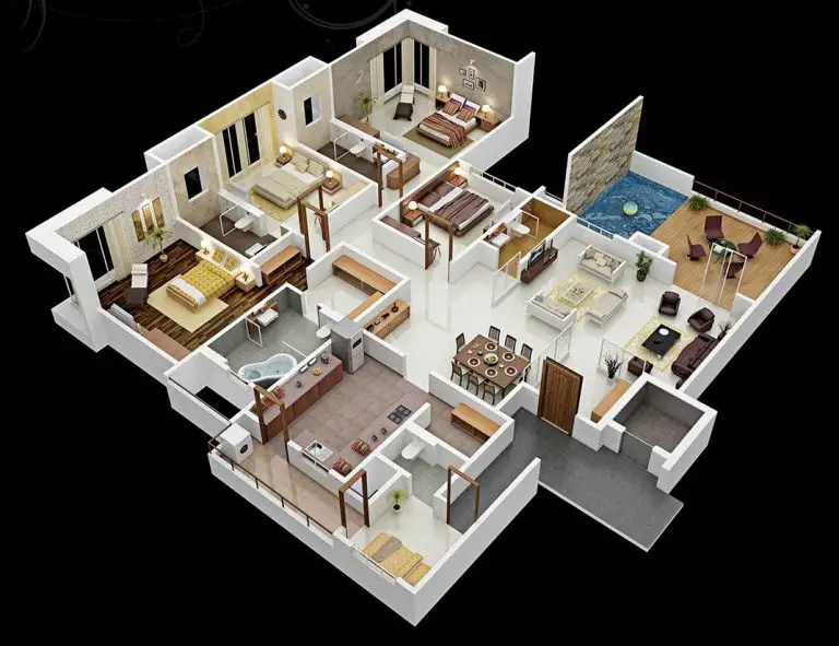 4-bedroom-bungalow-house-plan-768x591