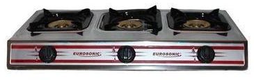 Eurosonic 3-burner gas cooker