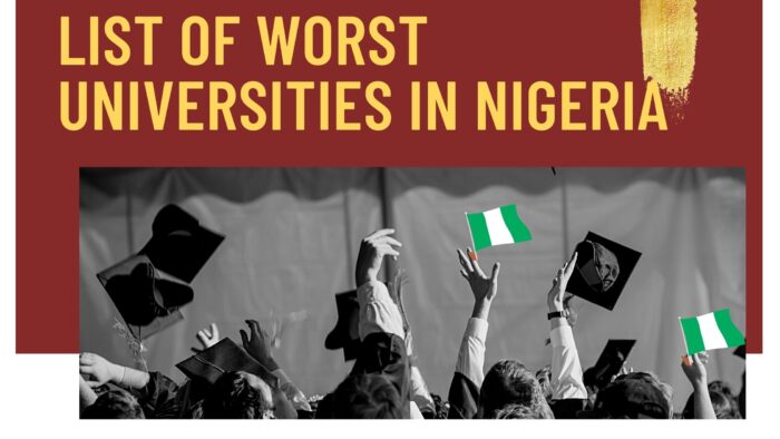 List of Worst Universities in Nigeria [NUC Rankings Update 2022] - NG Job  Alerts