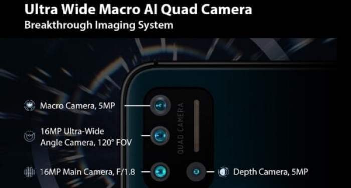 Umidigi A7 Pro quad camera features