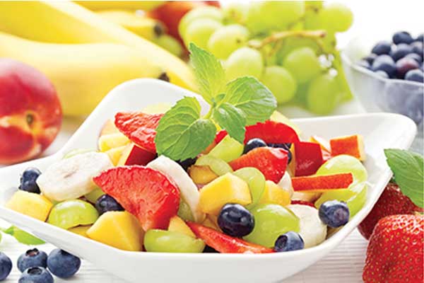 fruits in plate