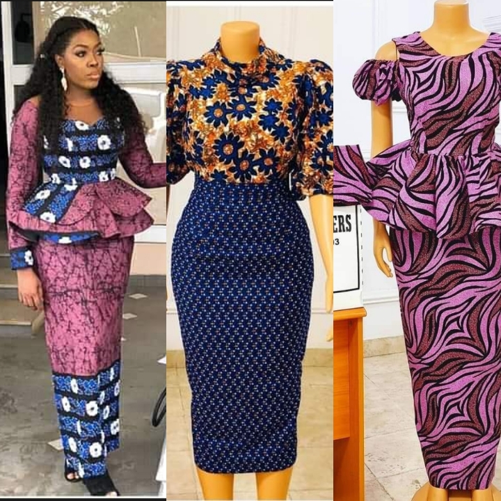 Ankara skirt and blouse for wedding sale