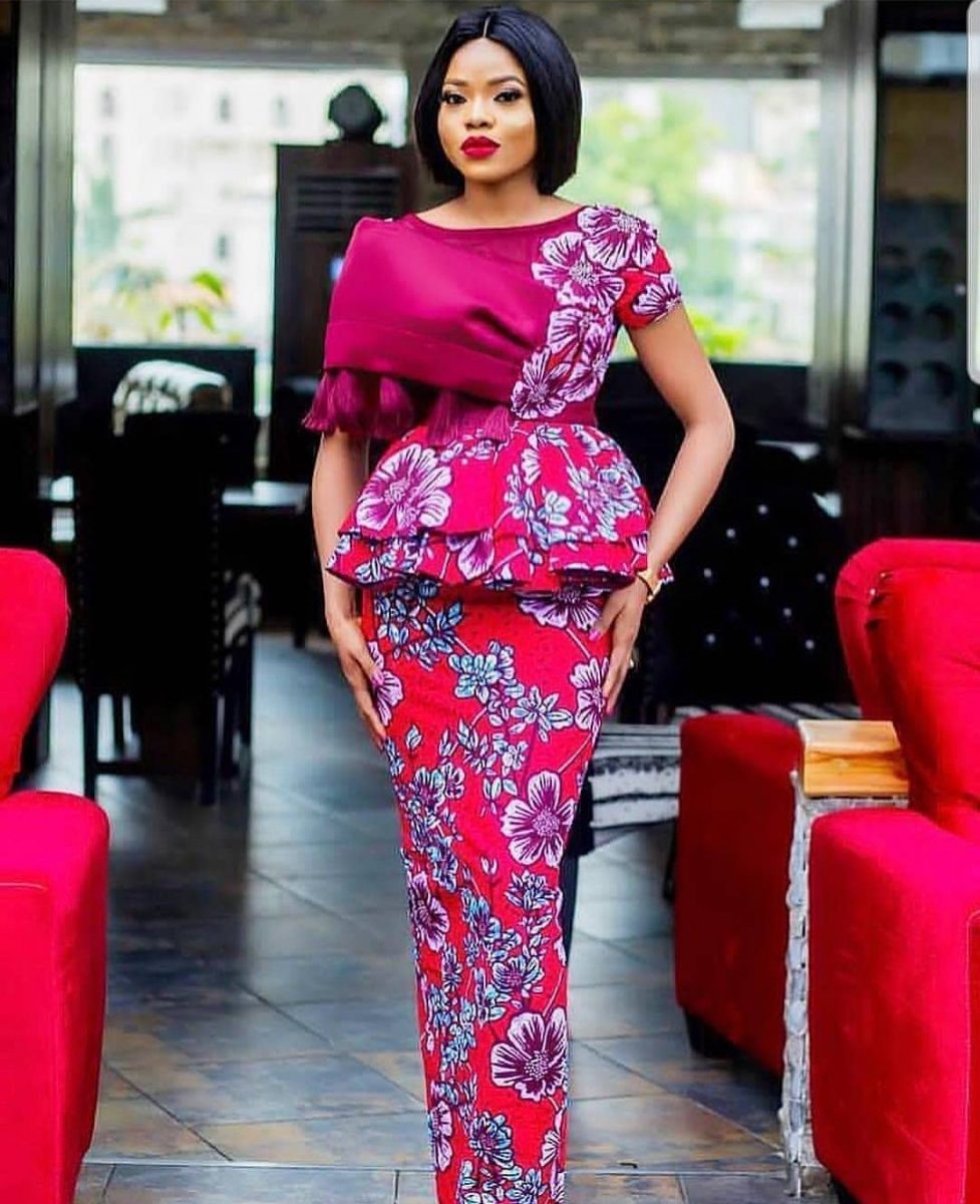 Ankara Skirt and Blouse for Weddings 2020/ 2021