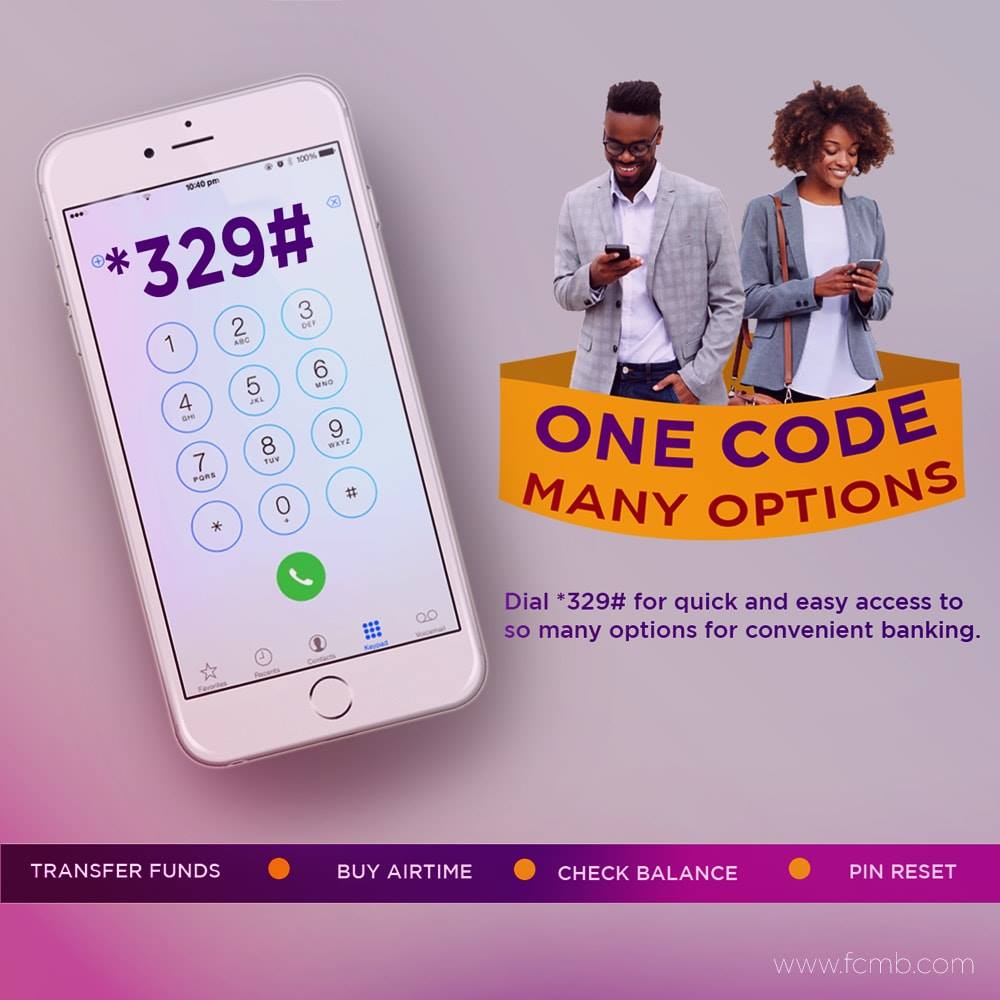 FCMB USSD Codes, Banking Details, Loans, Customer Care, Mobile App