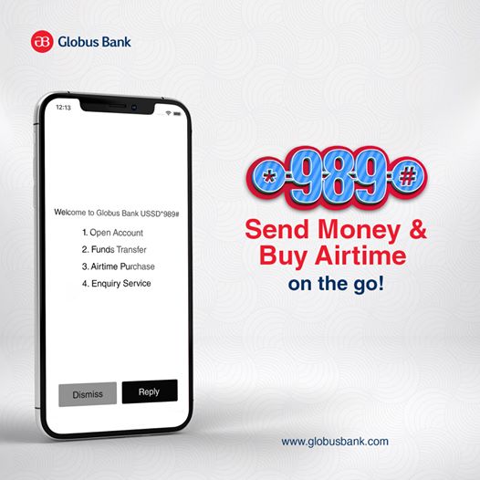 Globus Bank USSD Code for Mobile Banking Transactions, Transfer Codes