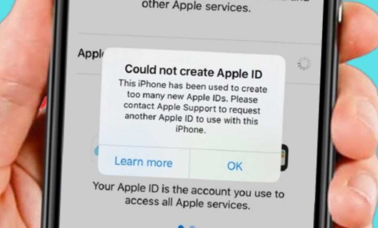 How to Resolve “Could not create Apple ID” Error on Apple iPhone